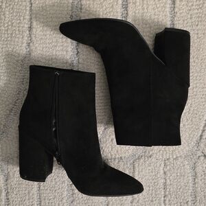 Black Suede Ankle Boots